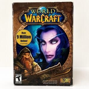 World of Warcraft PC 2004 Complete Manual Disc Blizzard WOW Original Game